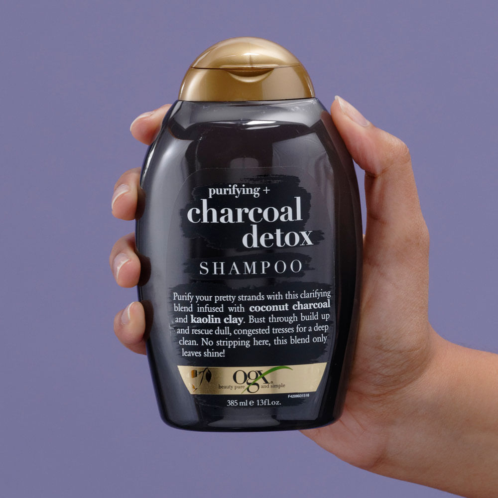 SHAMPOO CHARCOAL DETOX OGX 385ML Beautyholics