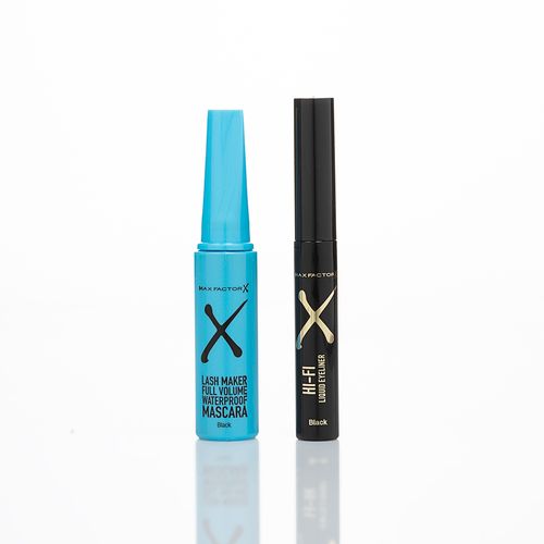 Promoción Max Factor Full Volumen Maxtono Negra A Prueba De Agua + Negro A Prueba De Agua