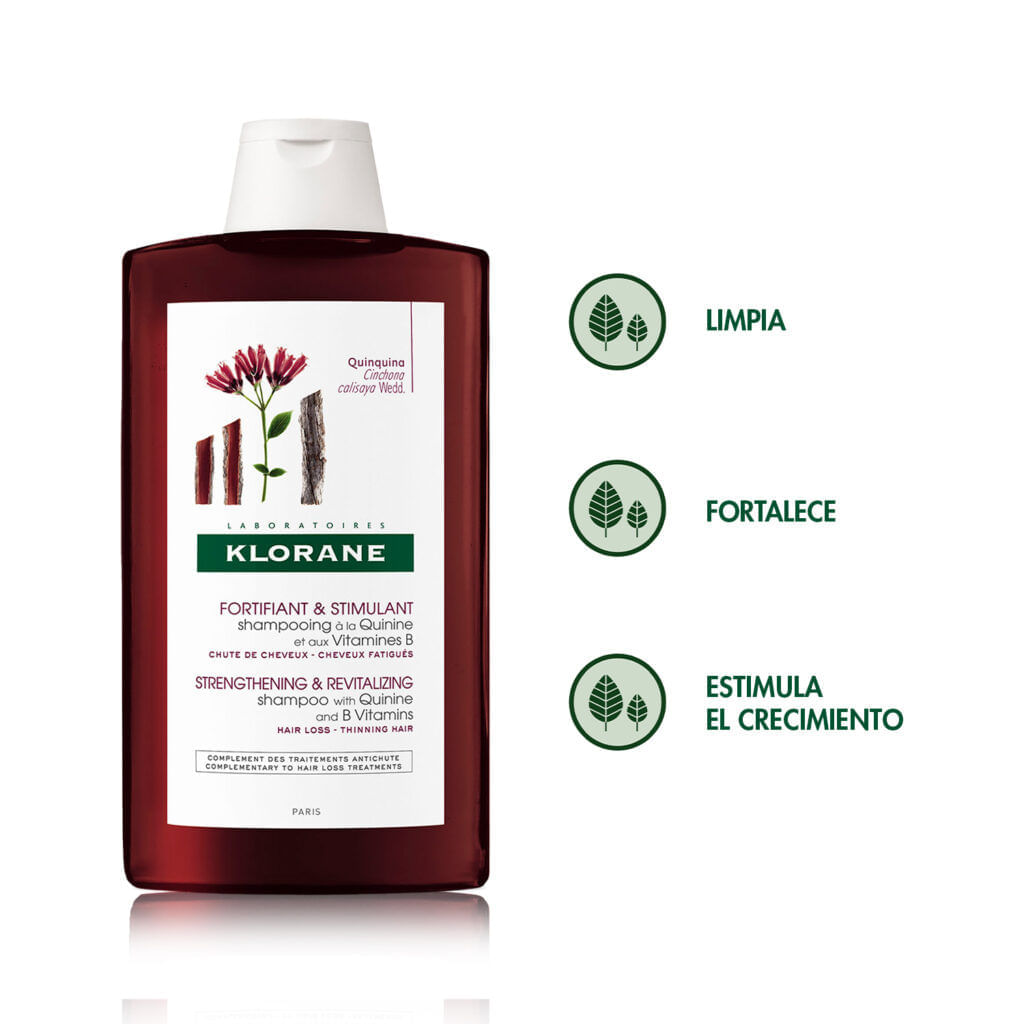 Klorane Champu Quinina Estumilante Y Fortificante X 400 Ml