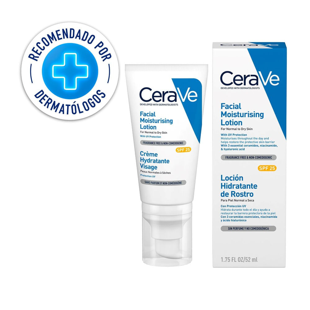 Cerave Locion Hidratante Rostro Spf 25 X 52 Ml