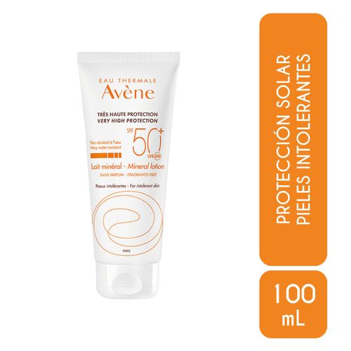 Avene Solar Leche Pantalla Mineral X 100 Ml