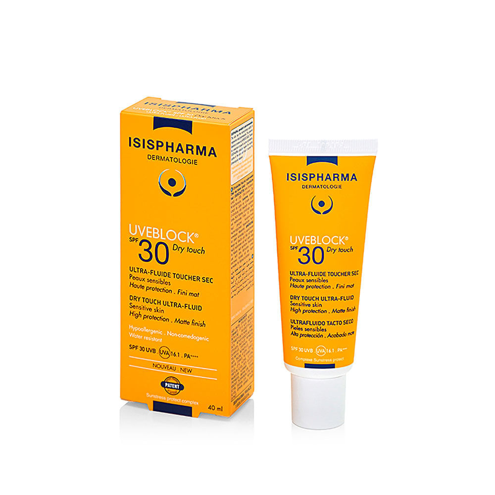 Isis Uveblock Spf 30 Dry Touch Fluido X 40 Ml