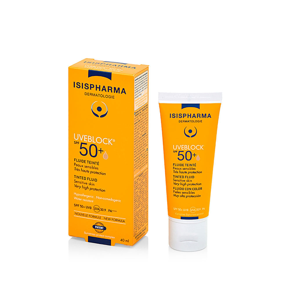 Isis Uveblock 50 + Light Tinte Fluido X 40 Ml