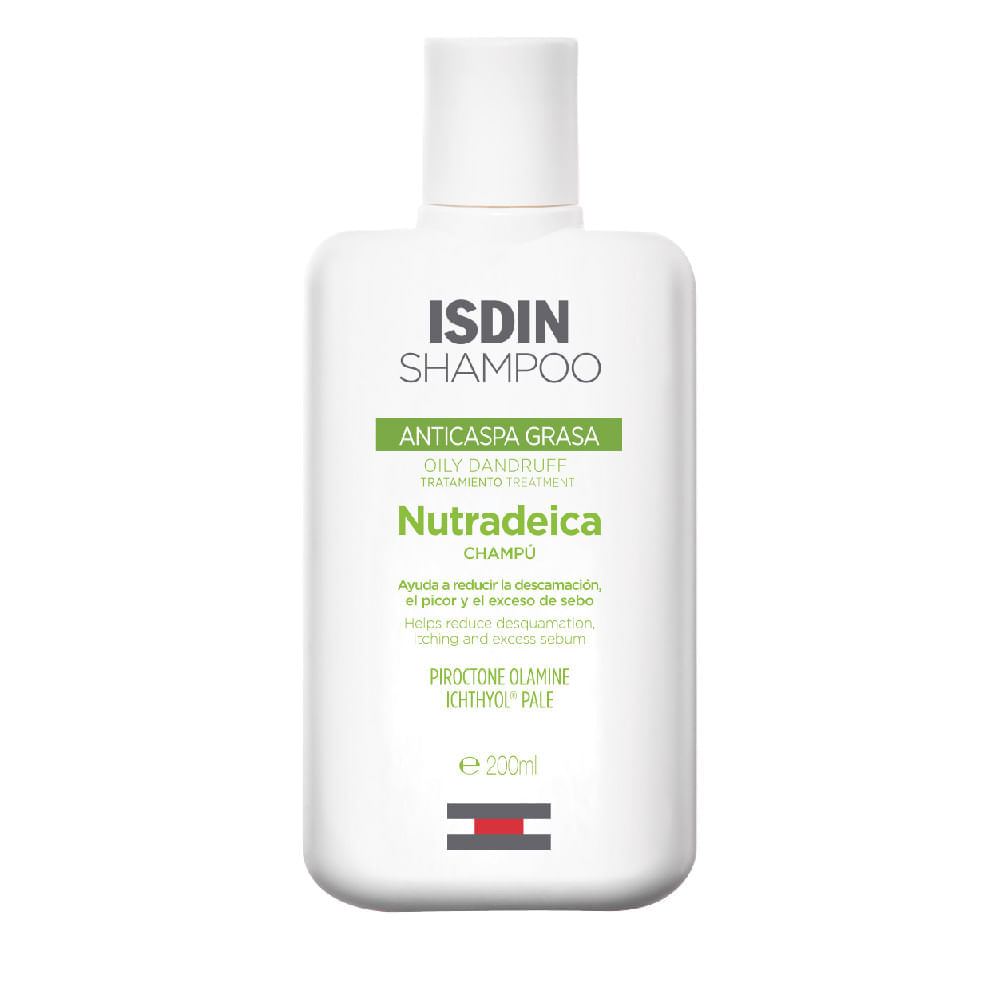 Isdin Shampoo Nutradeica Anticaspa Grasa Frasco X 200 Ml