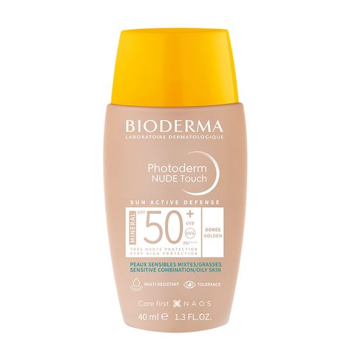 Photoderm Nude Touch Spf 50+ Tinte Dore Oil Free X 40 Ml