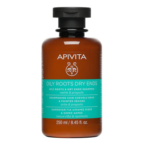 Apivita Shampoo Raices Grasas Y Puntas Secas X 250 Ml