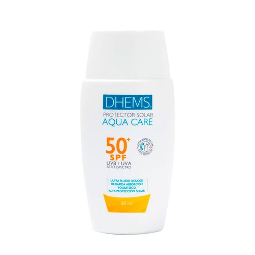 Dhems Protector Solar Aqua Care Spf 50+ Toque Seco Sin Color X 50 Ml