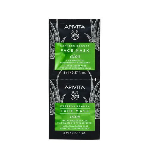 Apivita Mascarilla Express Beauty Aloe Hidratante X 2x8 Ml
