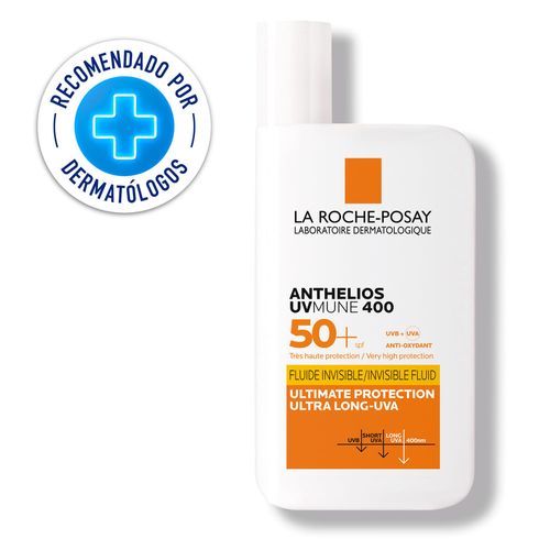 Anthelios Uv Mune 400 Invisible Fluido 50+ X 50 Ml