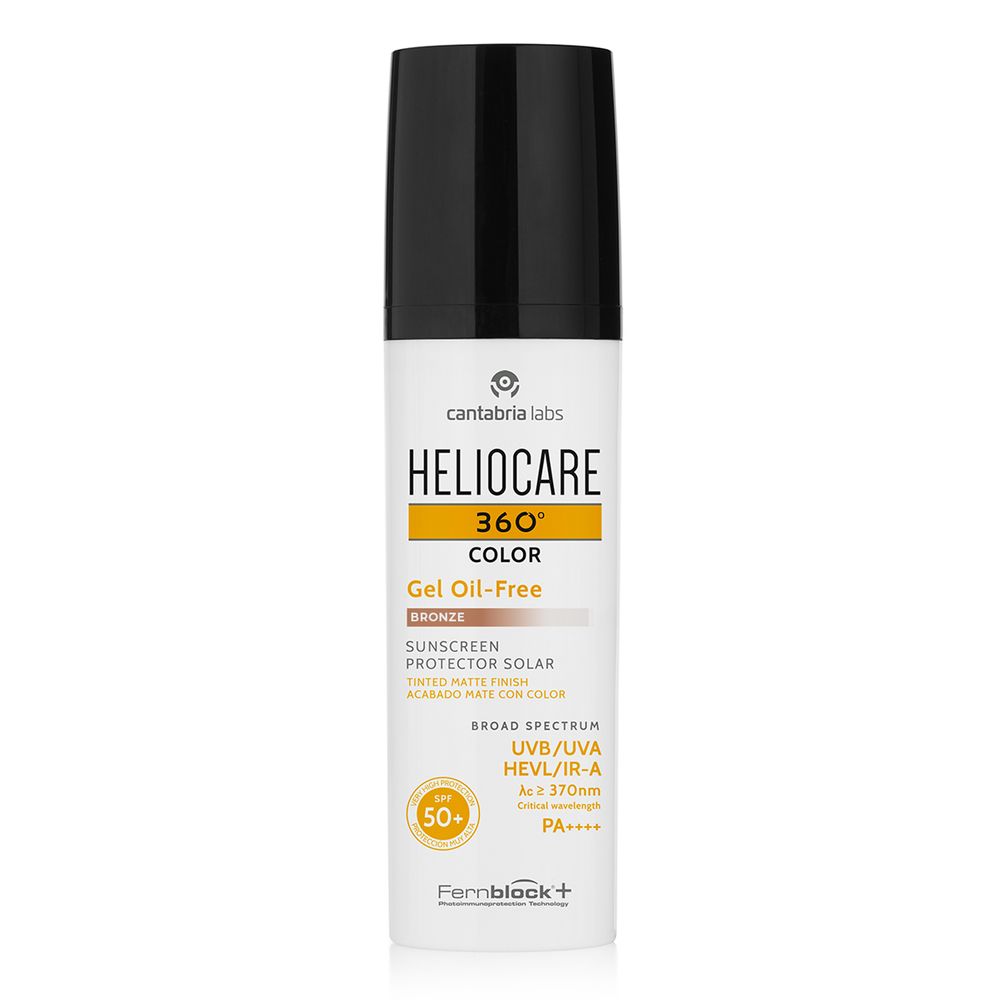 Heliocare 360 Gel Oil Free Bronze Spf 50+ Toque Seco X 50 Ml