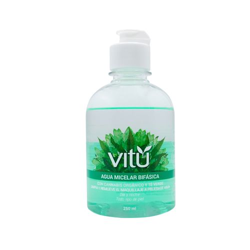 Desmaquillante Vitú Agua Micelar Bifásica A Prueba De Agua