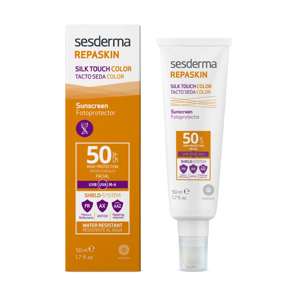 Repaskin Tacto Seda Color Spf 50 X 50 Ml