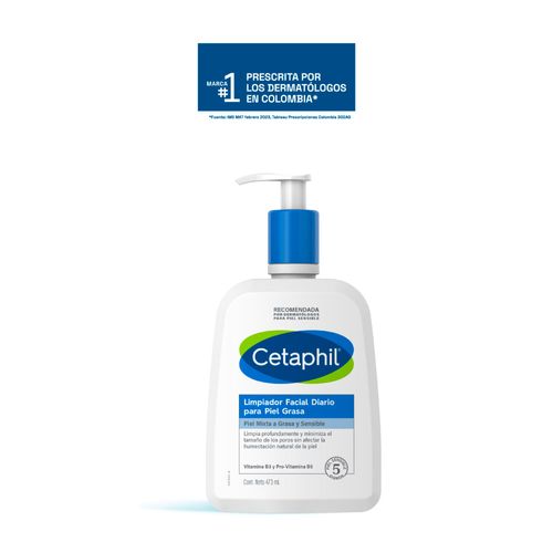 Cetaphil Limpiador Facial Piel Grasa X 473 Ml