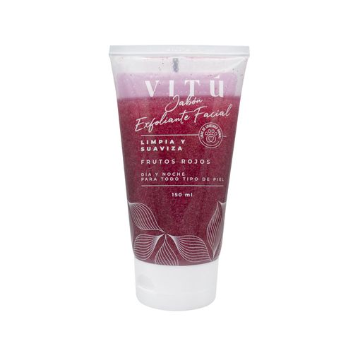 Jabón Vitú Exfoliante Facial Frutos Rojos 150ml